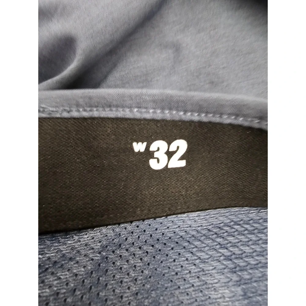 Goodfellow & Co Mens Hybrid Swim Shorts Blue Polyester Blend Casual Size 32